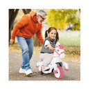 12V Kids Unicorn Ride On Toy Pony With Training Wheels And Music Pink