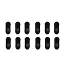 12X Medium Cushion No Show Socks