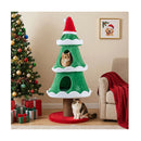 130Cm Christmas Cat Tree For Indoor Cats Green