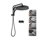 13 Inch Twin Rain Shower Head With Shower Mixer Rail