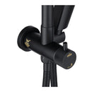 13 Inch Twin Rain Shower Head With Shower Mixer Rail