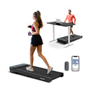 140Kg Capacity Under Desk Treadmill With App Control Black