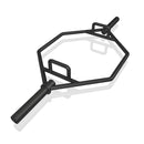 142Cm Olympic Hex Barbell Bar Trap Weight Lifting For Gym Home Black