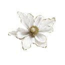14Pcs Christmas Tree Flower Set Xmas Garland Wreath Magnolia White