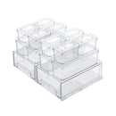 14 X Storage Box Container Food Grade Pet Fridge Freezer Organizer