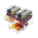 14 X Storage Box Container Food Grade Pet Fridge Freezer Organizer