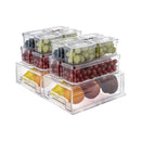 14 X Storage Box Container Food Grade Pet Fridge Freezer Organizer