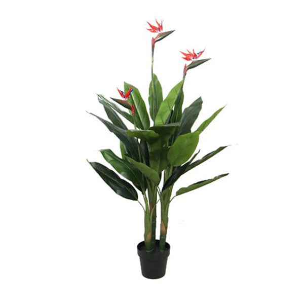 150Cm Artificial Bird Of Paradise Plant Red Flowers