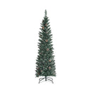 150Cm Artificial Slim Pencil Christmas Tree With Pine Cones