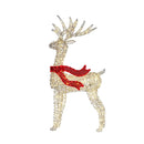 150Cm Christmas Reindeer Display Led Lights Red Bow