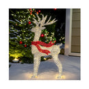 150Cm Christmas Reindeer Display Led Lights Red Bow