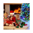 150Cm Pre Lit Artificial Christmas Tree With Multicolored Led Lights