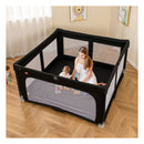 150Cm X 150Cm Large Baby Playpen With Zipper Gate