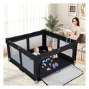 150Cm X 150Cm Large Baby Playpen With Zipper Gate