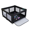 150Cm X 150Cm Large Baby Playpen With Zipper Gate