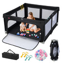 150Cm X 150Cm Large Baby Playpen With Zipper Gate