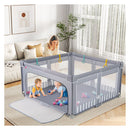 150Cm X 150Cm Large Baby Playpen With Zipper Gate