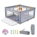 150Cm X 150Cm Large Baby Playpen With Zipper Gate