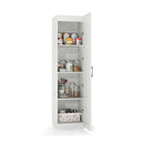 150 Cm Narrow Pantry Organizer 4 Tier Storage Cabinet White