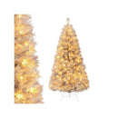 Christmas Tree With Branch Tips And Warm White Led Lights