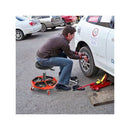 Pneumatic Rolling Mechanic Stool With Tool Tray