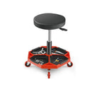 Pneumatic Rolling Mechanic Stool With Tool Tray