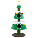 156Cm Cat Christmas Tree Tall Cat Tower With 2 Large Condos Green