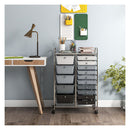 15 Drawer Rolling Storage Cart With Wheels For Home Office
