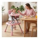 15 In 1 Convertible Baby High Chair With Removable Tray Pink