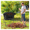160 L Garden Rotating Compost Bin With Dual Chamber