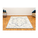 160 X 230Cm Caravan White Blue Rug