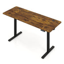160X60Cm Electric Standing Desk With 3 Memory Presets For Home Office