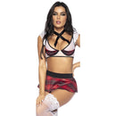 4 Pc Sexy Schoolgirl Costume
