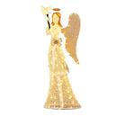 165Cm 3D Lighted Angel Christmas Decoration With Pigeon