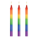 Pride Candles Rainbow Drip Candle 3 Pc