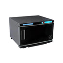 16L Black Uv Electric Towel Warmer Steriliser Cabinet Salon Sanitiser
