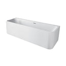 1700mm Bathtub Acrylic Freestanding White Bath Rectangle