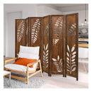 170Cm Folding Room Divider With Double Action Hinges