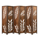 170Cm Folding Room Divider With Double Action Hinges