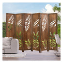 170Cm Folding Room Divider With Double Action Hinges