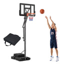 170 To 305 Cm Outdoor Portable Basketball Hoop With Sandbag And 2 Nets