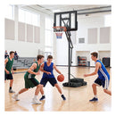 170 To 305 Cm Outdoor Portable Basketball Hoop With Sandbag And 2 Nets