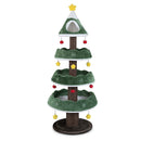 179 Cm Tall Christmas Cat Tree Multi Level Kitten Tower Green