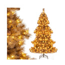 180Cm Artificial Christmas Tree Pre Lit Xmas Tree With 493 Branch Tips