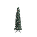 180Cm Artificial Slim Pencil Christmas Tree With Pine Cones