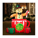 180Cm Christmas Inflatable Gingerbread Man With Led Lights