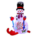 180Cm Christmas Inflatable Snowman With Led Light