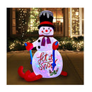 180Cm Christmas Inflatable Snowman With Led Light