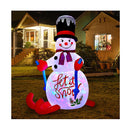 180Cm Christmas Inflatable Snowman With Led Light