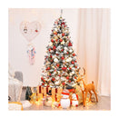 180Cm Christmas Tree With Branch Tips And Led Lights